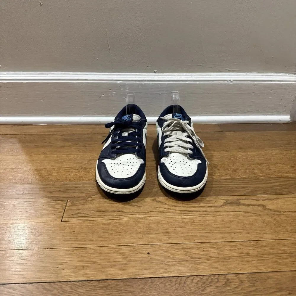 Nike Air Jordan 1 Retro OG Low Obsidian UNC Blue White Leather CZ0790-400 Sz 9.5